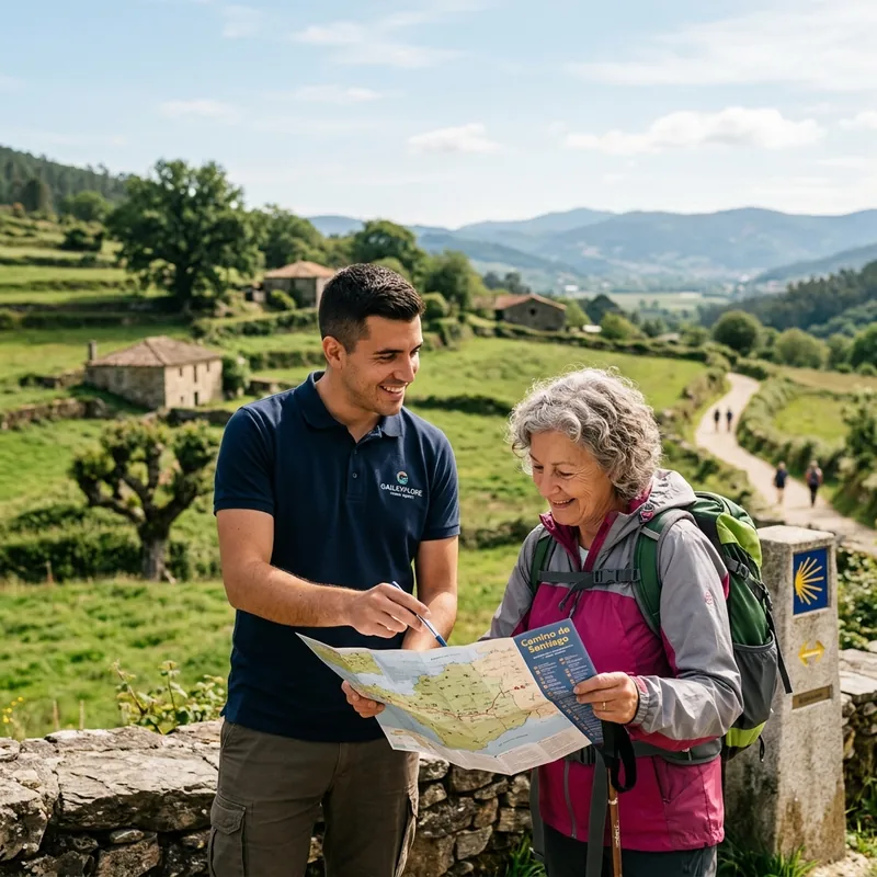 Step To Santiago team on the Camino